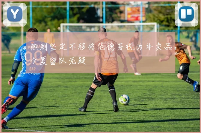 热刺坚定不移将范德芬视为非卖品今夏留队无疑